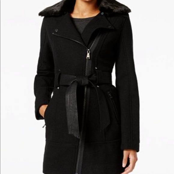 guess lightweight notch coat